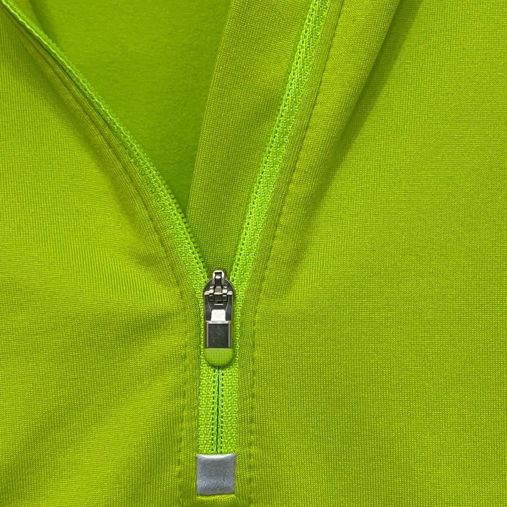 Athleta Lime Green Tech Pullover Sweater Size Large - Picture 4 of 7